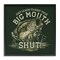 Stupell Industries Keep Big Mouth Shut Framed Giclee, design by Jedco Brands, Inc.